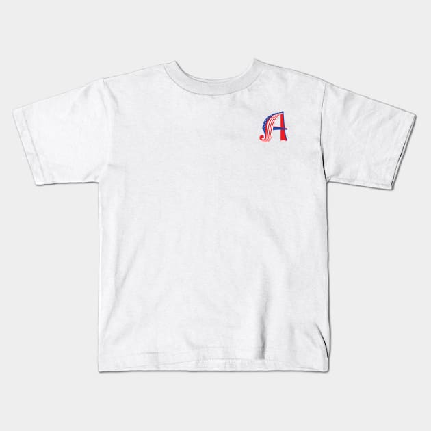 United States of America Kids T-Shirt by dddesign